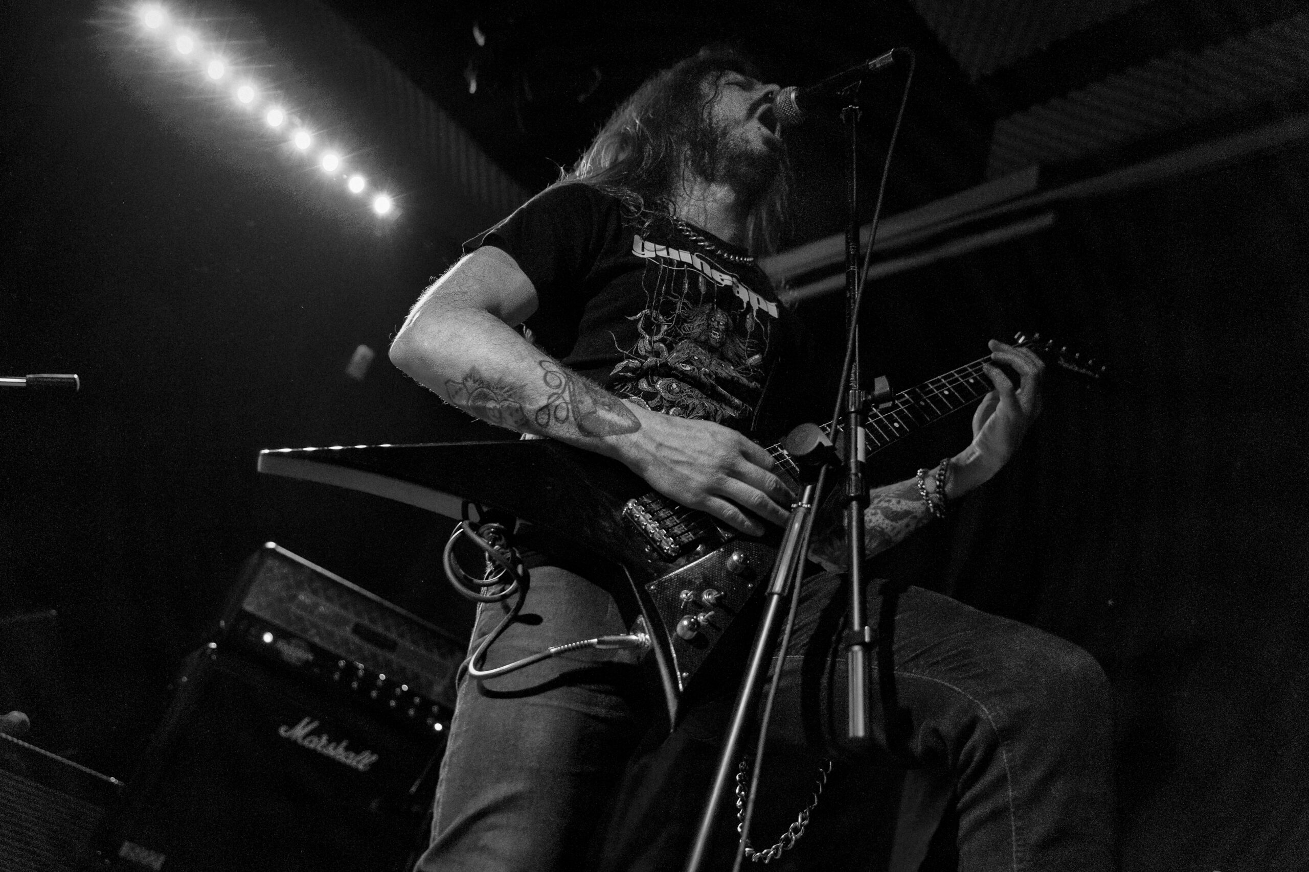 Angelo Vernati chitarrista dei Neid band Grindcore