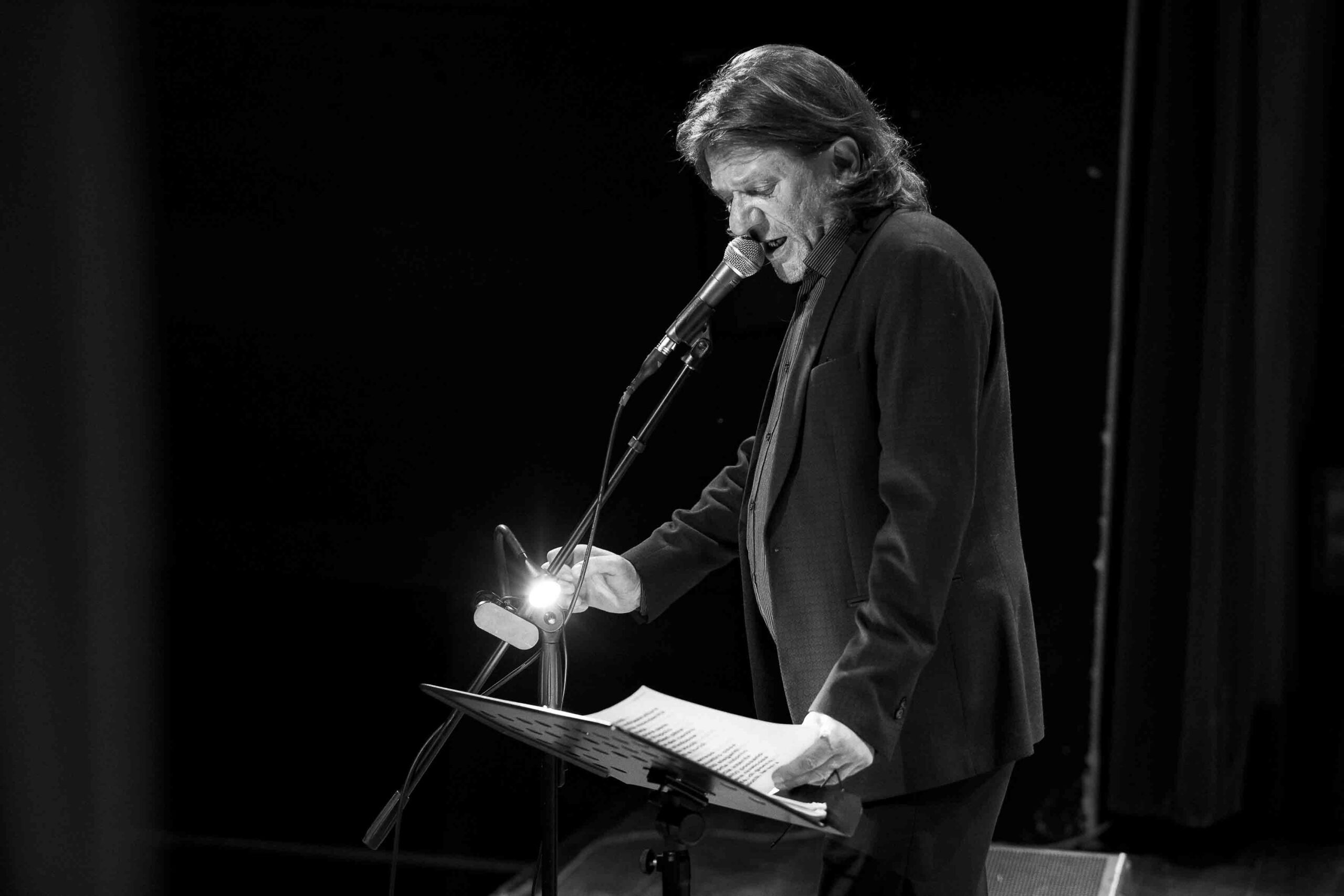 Pierpaolo Capovilla recita Pasolini al teatro S. Leonardo di Viterbo, 11 dicembre 2022