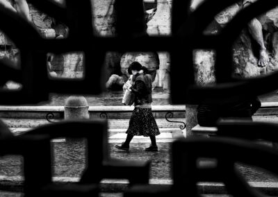 Street photography, Roma, piazza Navona